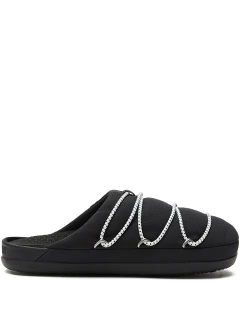 logo-embellished slippers by MOON BOOT