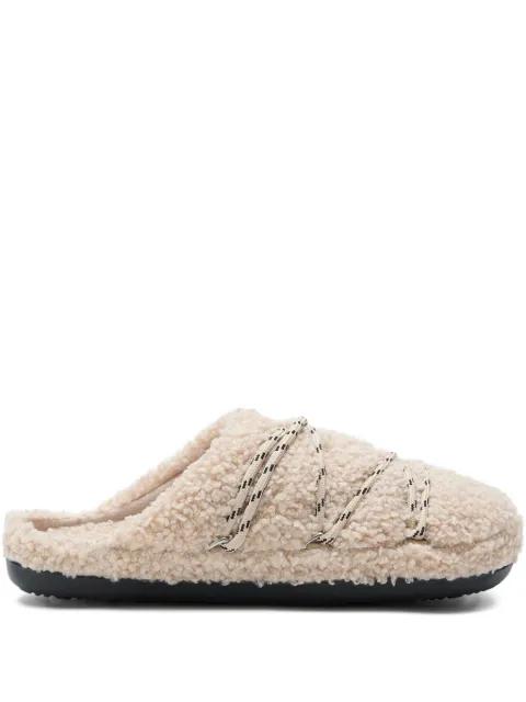 teddy cozy slippers by MOON BOOT