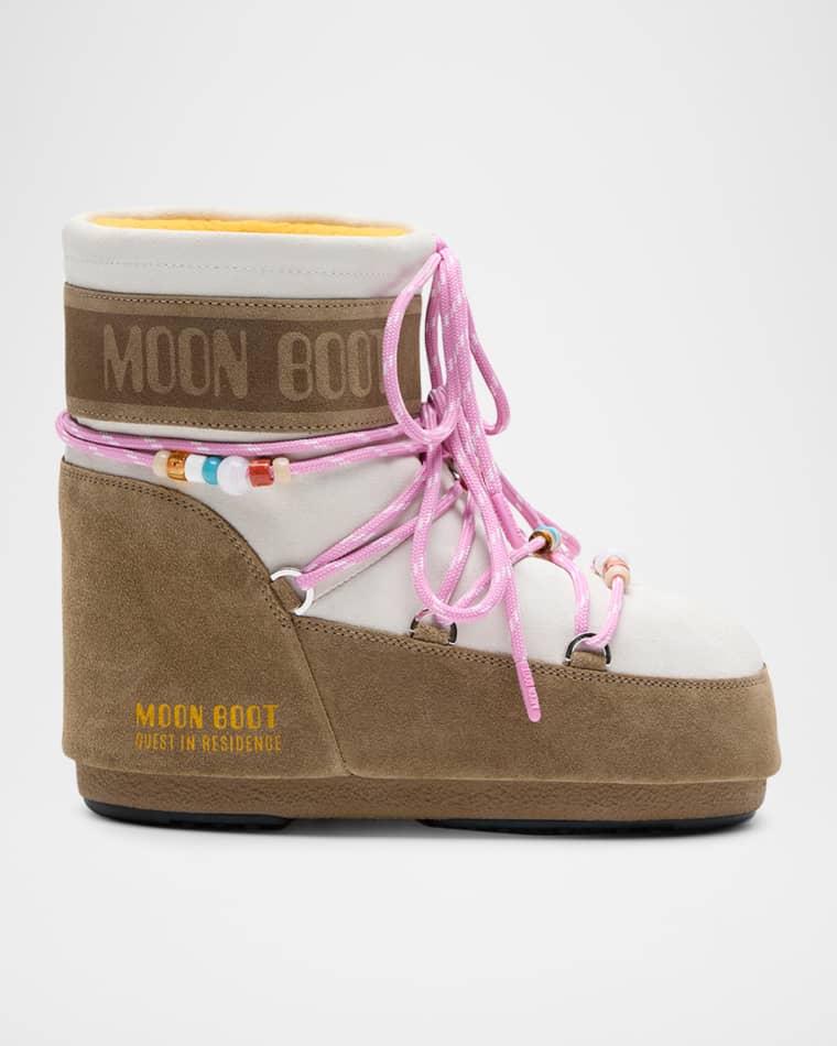 x Guest in Residence Icon Suede Low Snow Boots by MOON BOOT