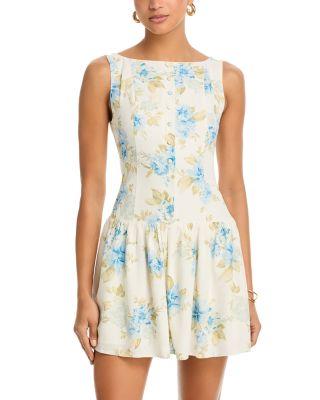 Floral Minidress by MOON RIVER