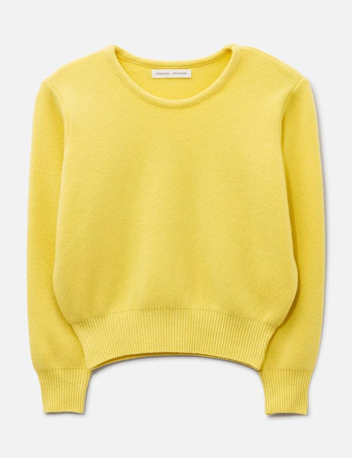 Basic Round Knit In Lemon by MOONDAL