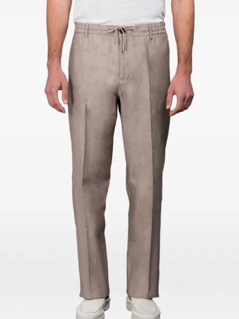 Adamson straight-leg trousers by MOORER