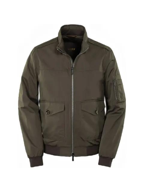 Aiden patch-pocket bomber jacket by MOORER