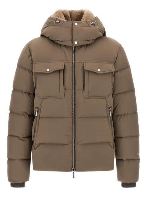 Alarick quilted flap-pocket jacket by MOORER