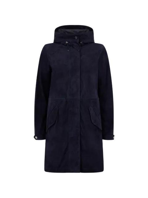 Antibes button-collar parka by MOORER