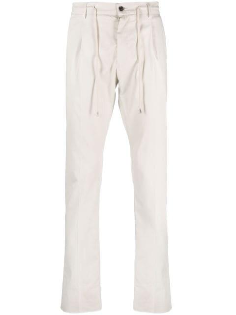 Anton-WE drawstring tapered trousers by MOORER