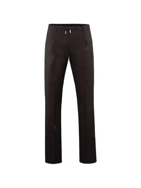 Anton pleated drawstring-fastening trousers by MOORER