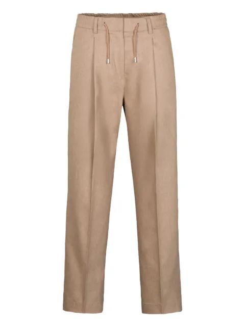 Antonia-FSR drawstring pleated trousers by MOORER