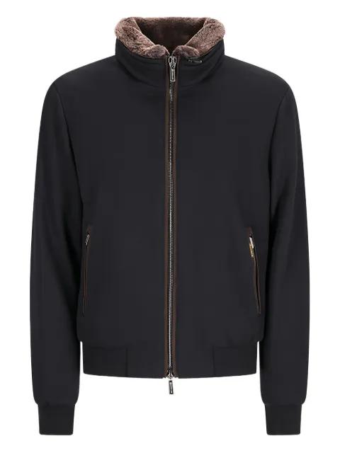 Bellati fleece-lined bomber jacket by MOORER