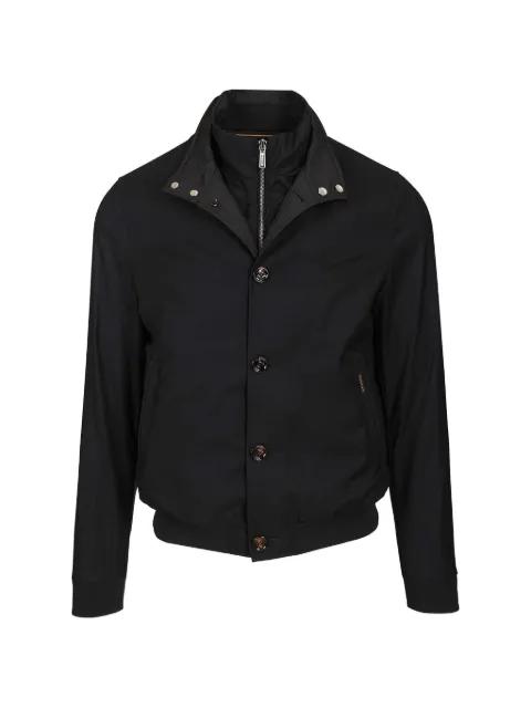 Bernie buttoned zip-fastening jacket by MOORER