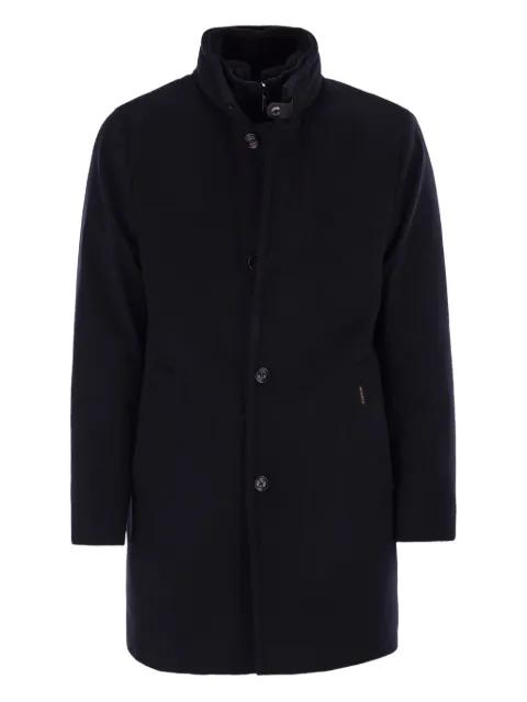 Bond button-fastening coat by MOORER