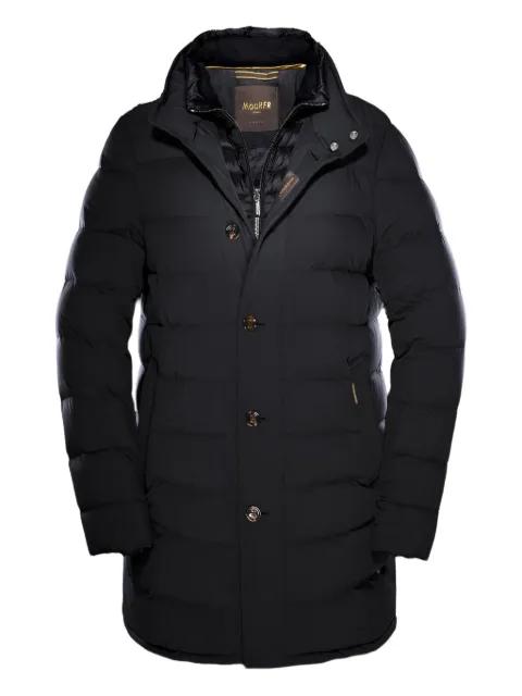 Calegari-KN layered down-padded coat by MOORER