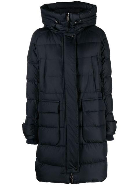 Christine single-breasted padded coat by MOORER