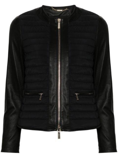 Delma quilted leather jacket by MOORER
