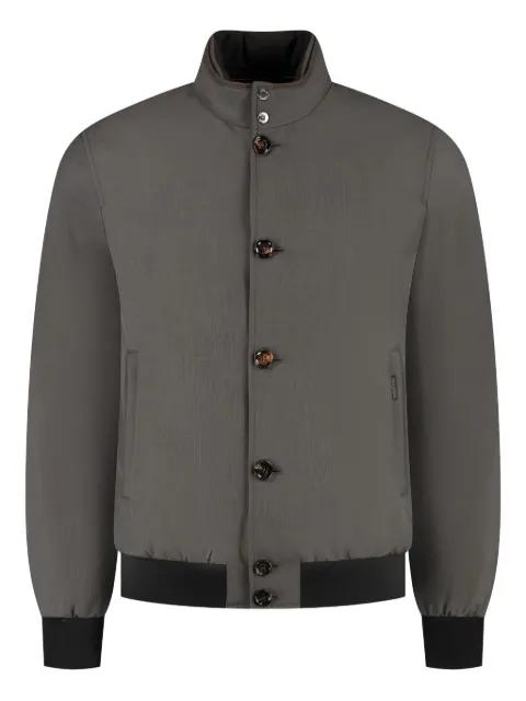 Janos-Pum ribbed-cuff bomber jacket by MOORER