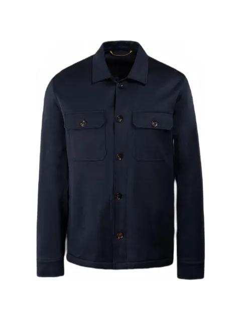 Kendal-Mat chest-pocket cotton shirt by MOORER
