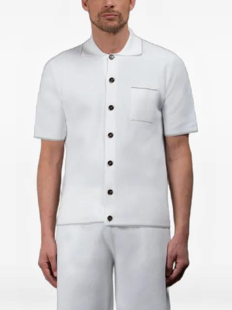 Kenith chest-pocket short-sleeve shirt by MOORER