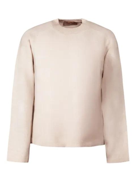 Linne crew-neck sweater by MOORER