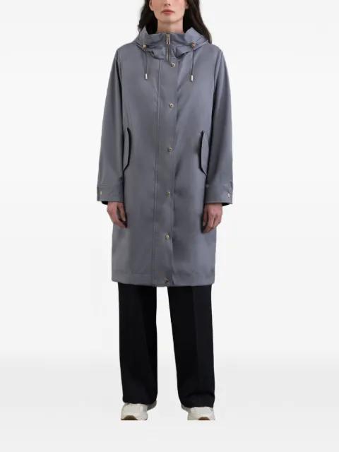 Molly hoodied gabardine coat by MOORER