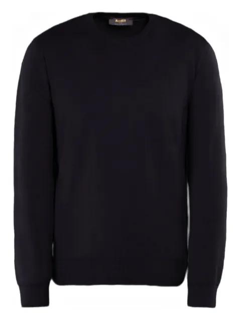 ORVIETO-SI5 cotton crew neck sweater by MOORER