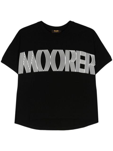 Olisa-JFL logo-appliqué T-shirt by MOORER