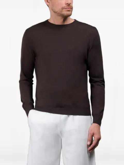 Orvieto round-neck long-sleeve sweater by MOORER