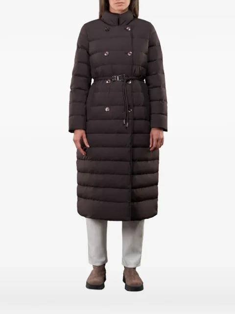 Raely double-breasted belted coat by MOORER