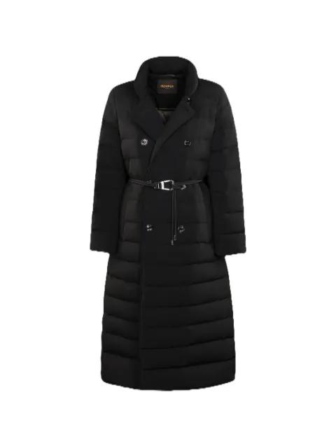 Raely double-breasted belted coat by MOORER