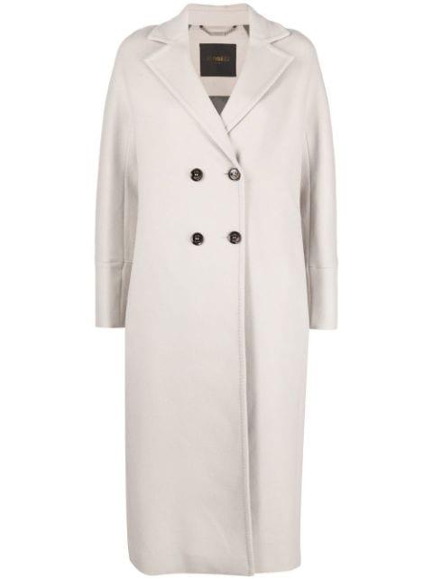 Ravenna-le long double-breasted coat by MOORER