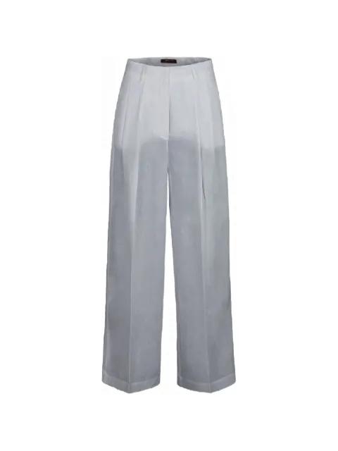 Rumy pleated wide trousers by MOORER