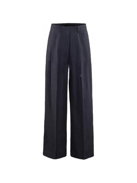 Rumy pleated wide trousers by MOORER