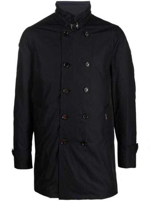 SC-Morandi-KM double-breasted coat by MOORER