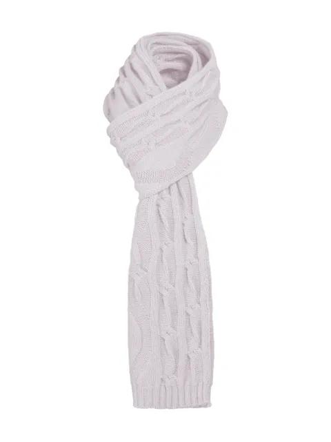 Samia cable-knit scarf by MOORER