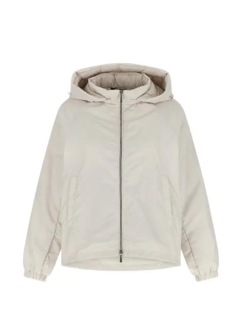 Soave removable-hood jacket by MOORER