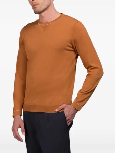 Tristand crew-neck sweater by MOORER