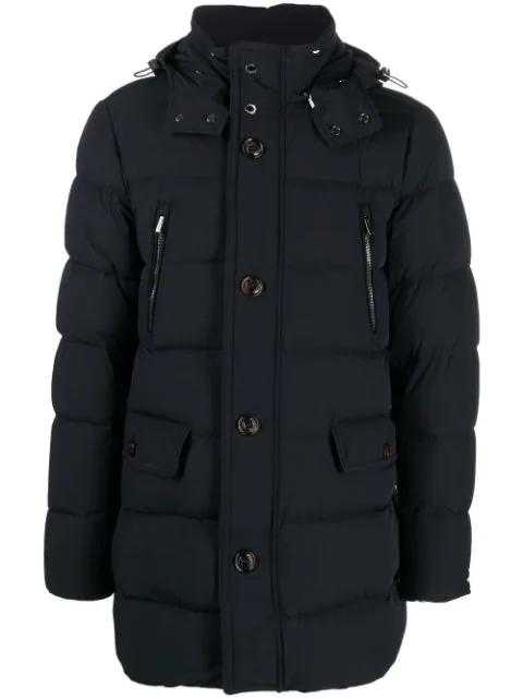 button-down padded coat by MOORER