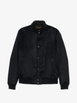button-fastening bomber jacket by MOORER