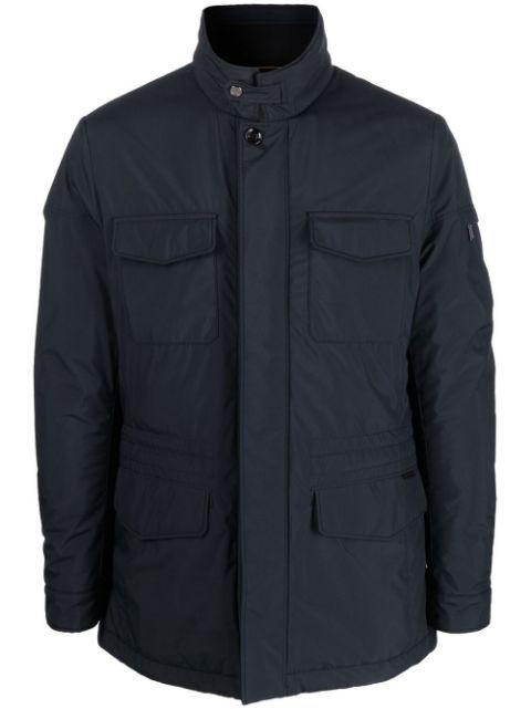button-fastening long-sleeve jacket by MOORER