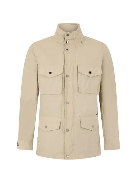 button front pocket jacket by MOORER
