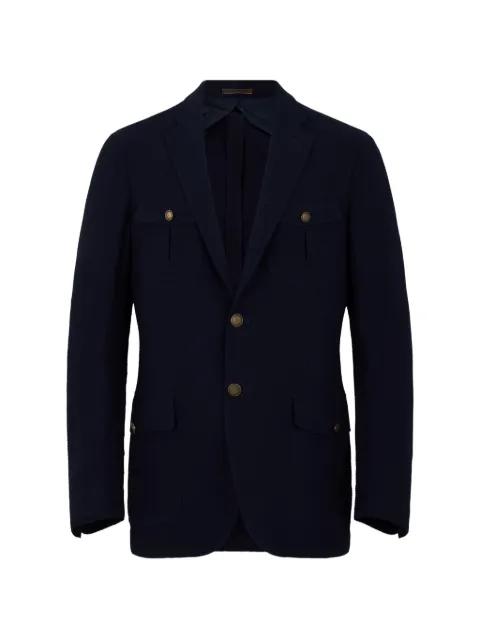 button pocket blazer by MOORER