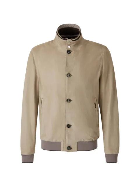 button zip jacket by MOORER
