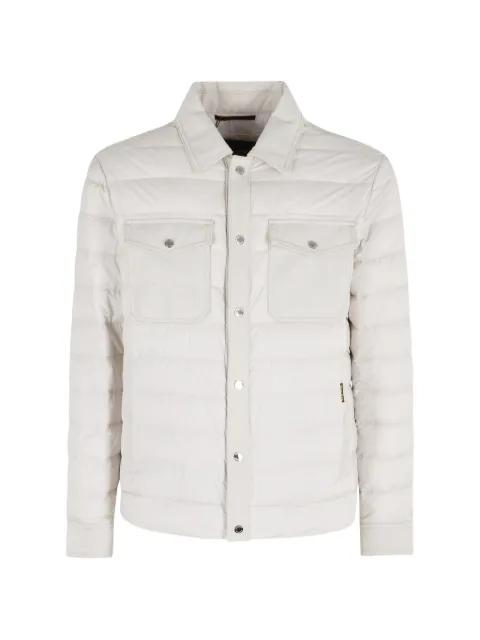 buttoned quilted jacket by MOORER