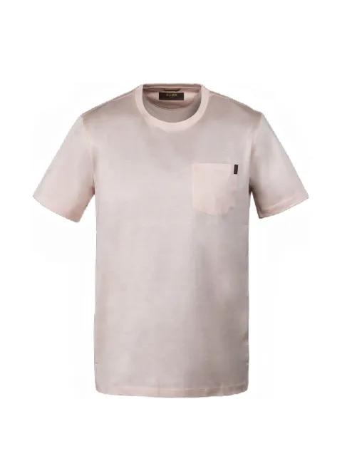 chest-pocket crew-neck T-shirt by MOORER