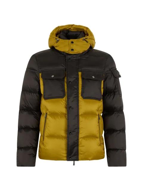 chest-pocket hoodied jacket by MOORER