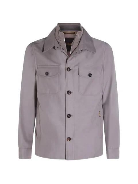 cotton shirt jacket by MOORER