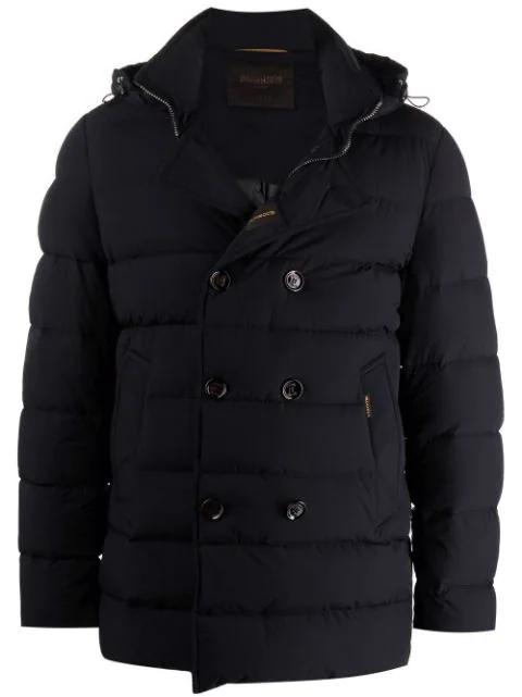 double-breasted style padded jacket by MOORER