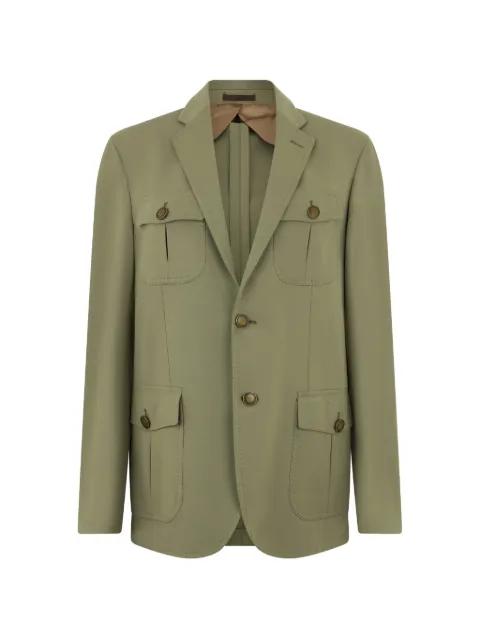 flap-pocket jacket by MOORER