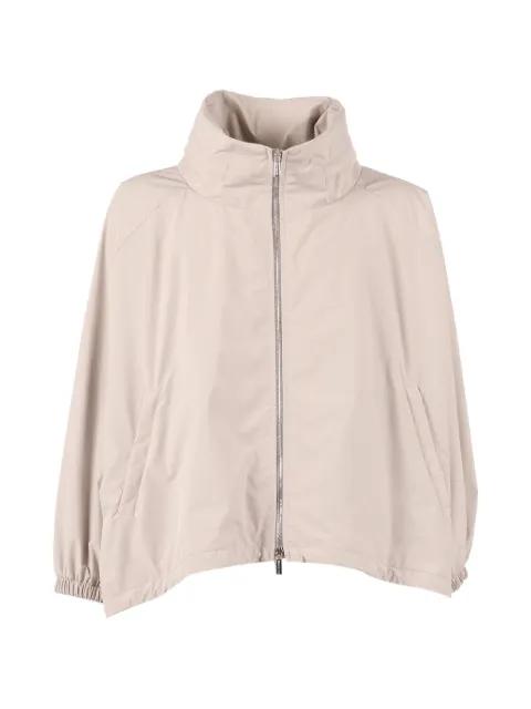 funnel-neck jacket by MOORER