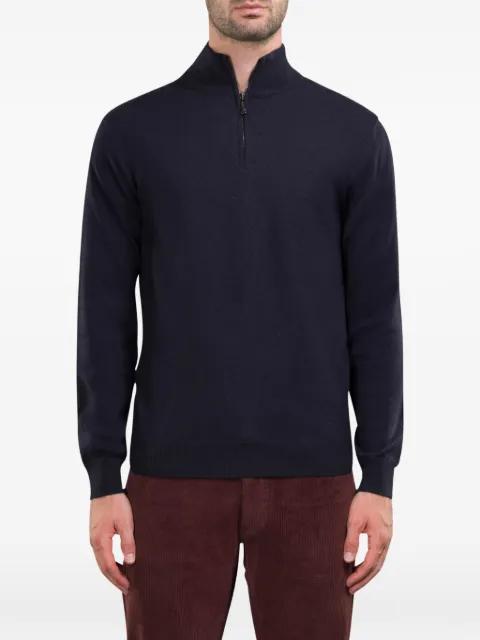 half-zip turtleneck sweater by MOORER
