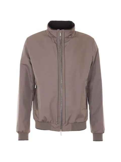 high neck zip jacket by MOORER